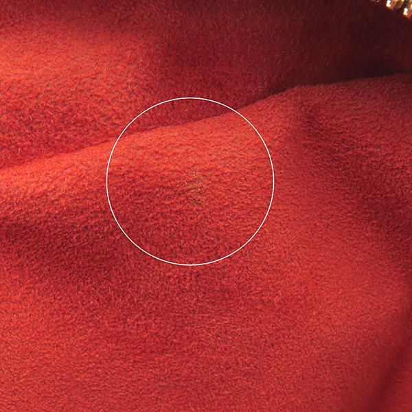 Louis Vuitton Handbag Triana Damier Canvas Damier Ebene Gold Hardware Brown