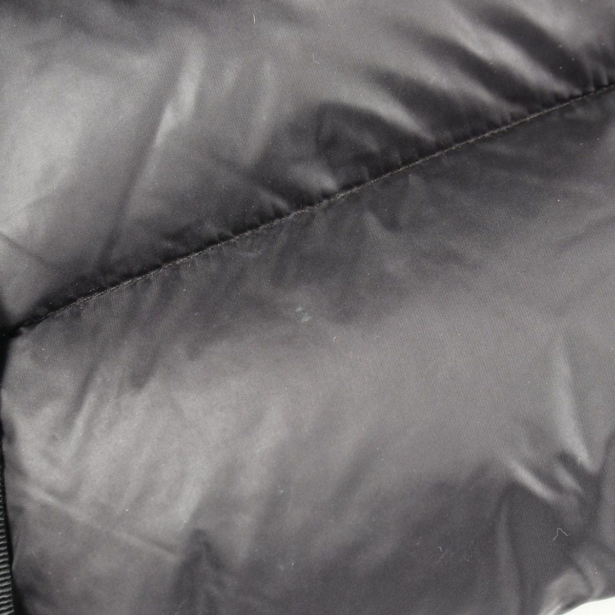 Moncler Down Jacket Hermine Black Nylon Coat — view 8