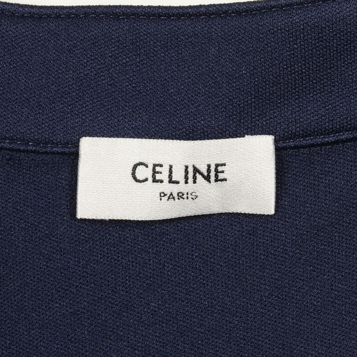 Celine Double Face Jersey Navy Track Jacket — view 3