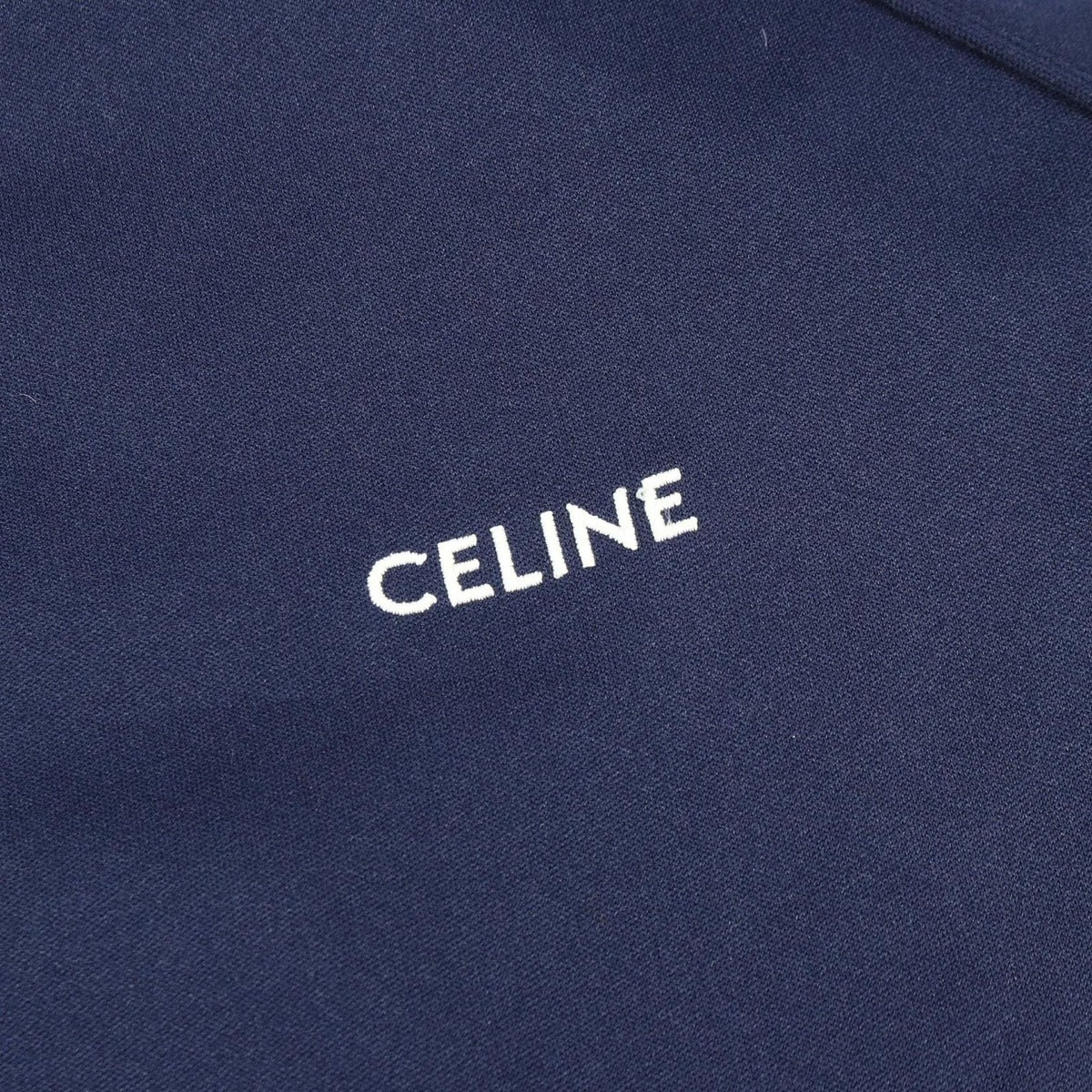 Celine Double Face Jersey Navy Track Jacket — view 6