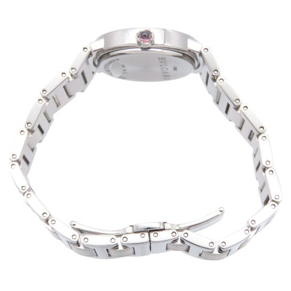 Bvlgari Purple SS Diamond Watch Quartz Battery Replacement — view 3