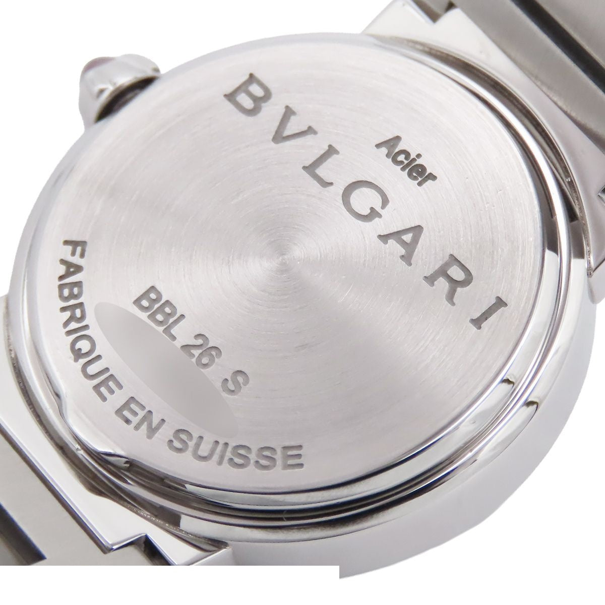 Bvlgari Purple SS Diamond Watch Quartz Battery Replacement — view 4