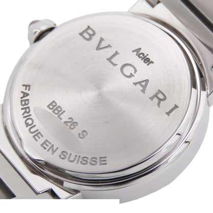 Bvlgari Purple SS Diamond Watch Quartz Battery Replacement — view 4