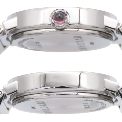 Bvlgari Purple SS Diamond Watch Quartz Battery Replacement — view 6
