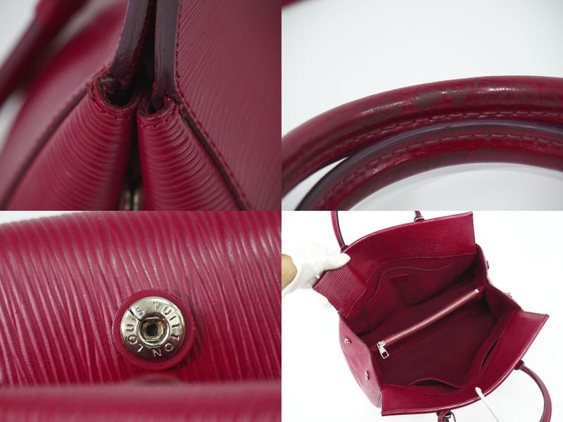 Authentic Louis Vuitton LV Marly MM Epi Leather 2WAY Shoulder Bag Handbag