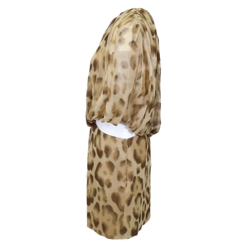 Celine 2r06i794t.02bz Leopard Print Draped