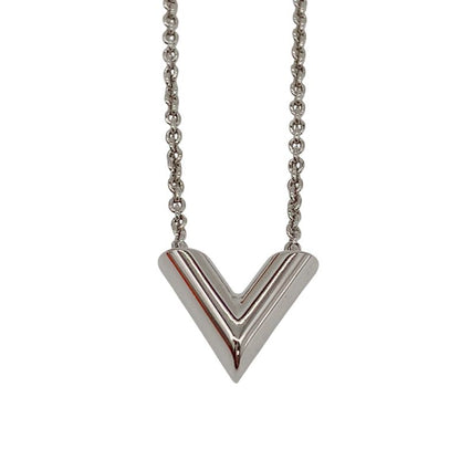 1605 Louis Vuitton Escential V Silver Necklace M63197 Louis Vuitton