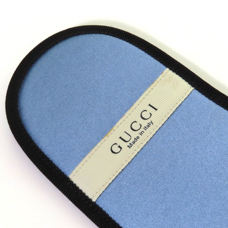 Gucci Silk Geometric G Travel Set Eye Mask Air Pillow Slippers 3-piece Set