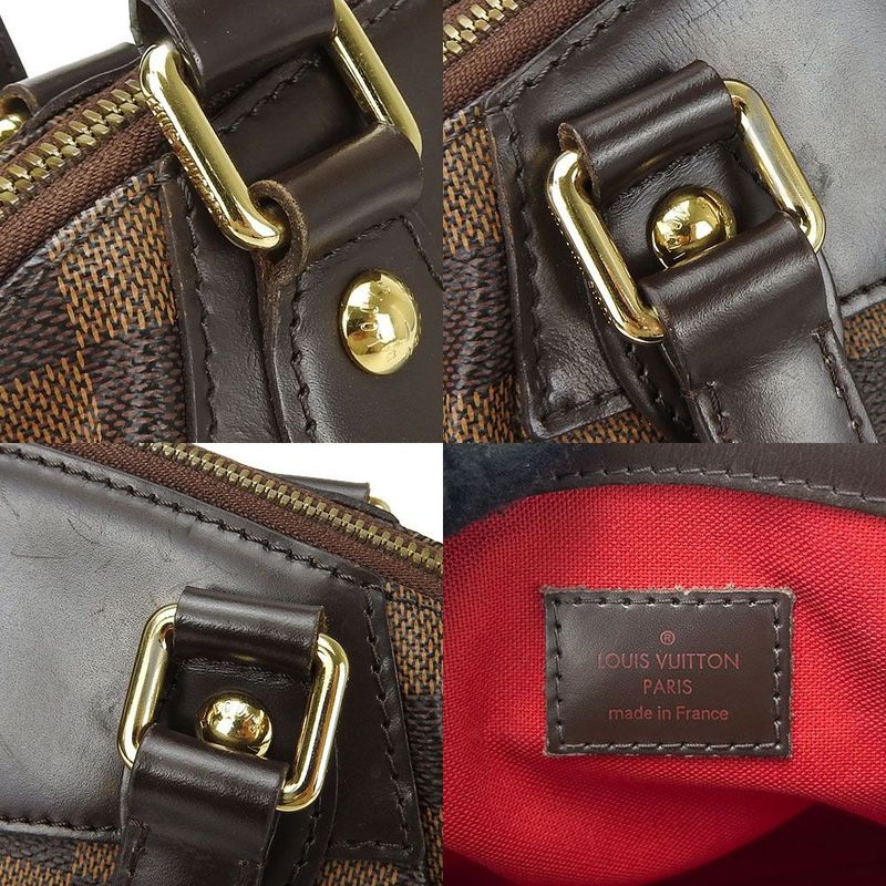 Louis Vuitton Handbag Shoulder Verona Pmn41117damier Ebene Leather Goldhardware