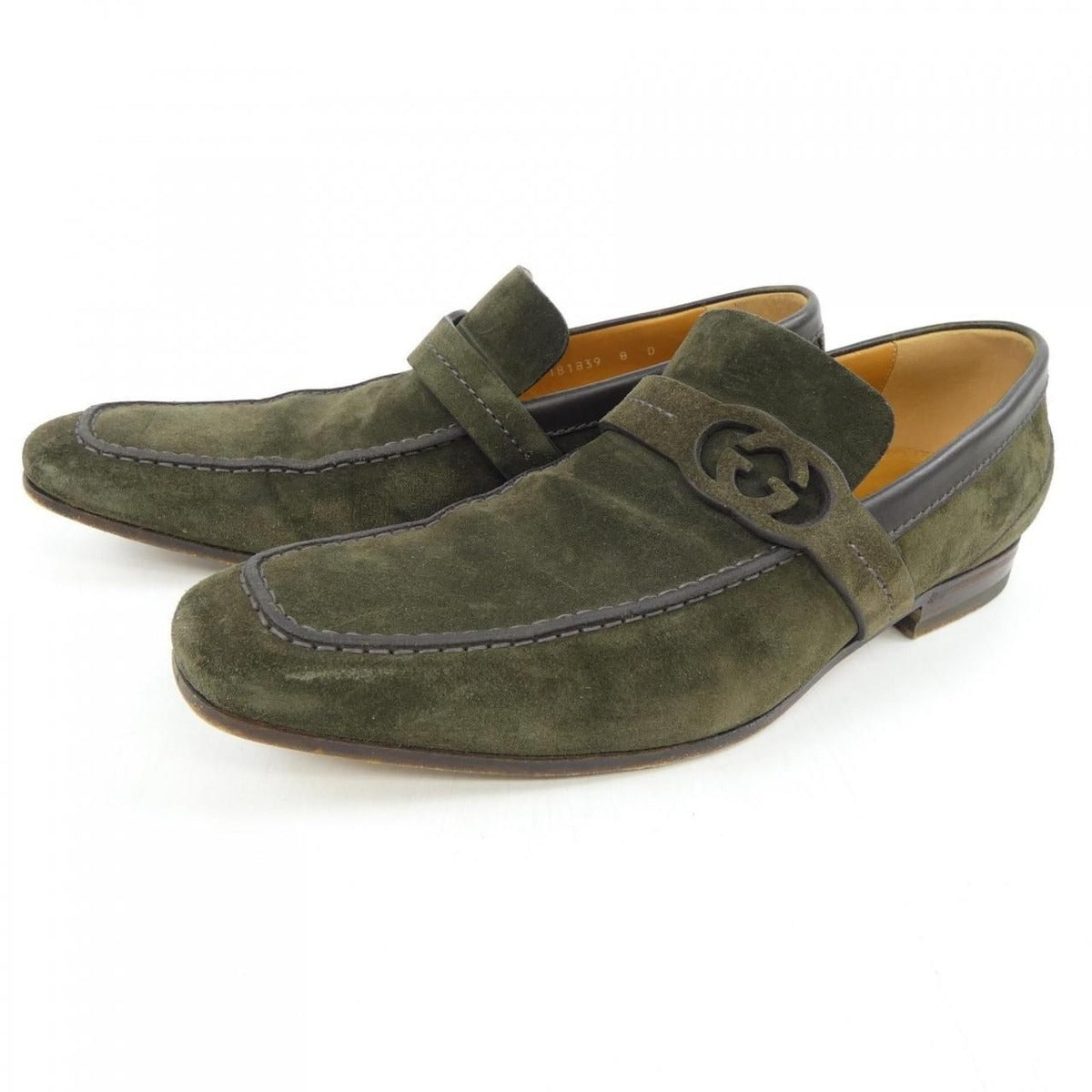 Gucci Shoes Suede Khaki — view 3