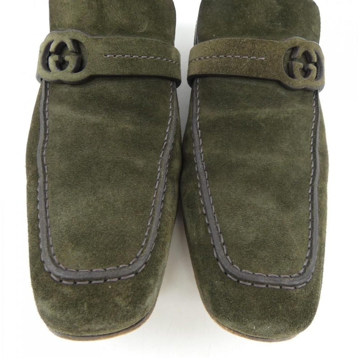 Gucci Shoes Suede Khaki — view 7