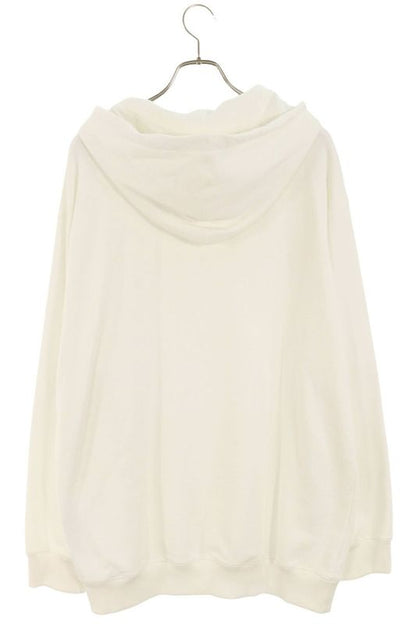 Prada 21SS Ujl185 S211 1ZX4 Logo Plate Design Oversized Hoodie Men's L