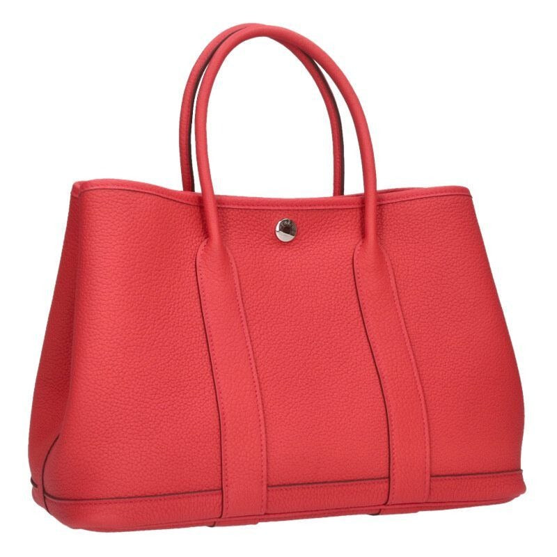 Hermes Garden Party TPM Bougainvillea Leather Handbag