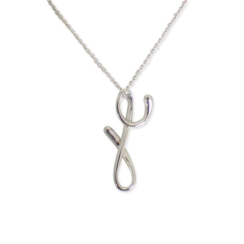 Tiffany & Co/925 Initial Y Pendant Necklace