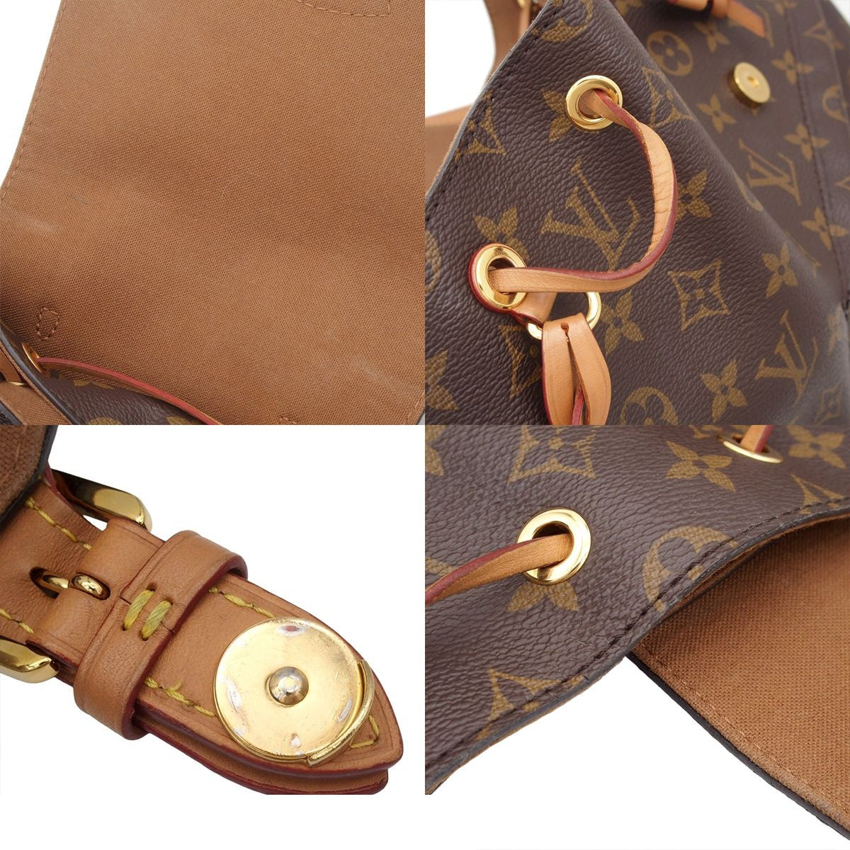 Louis Vuitton Montsouris NM PM Brown Monogram Canvas Backpack — view 7