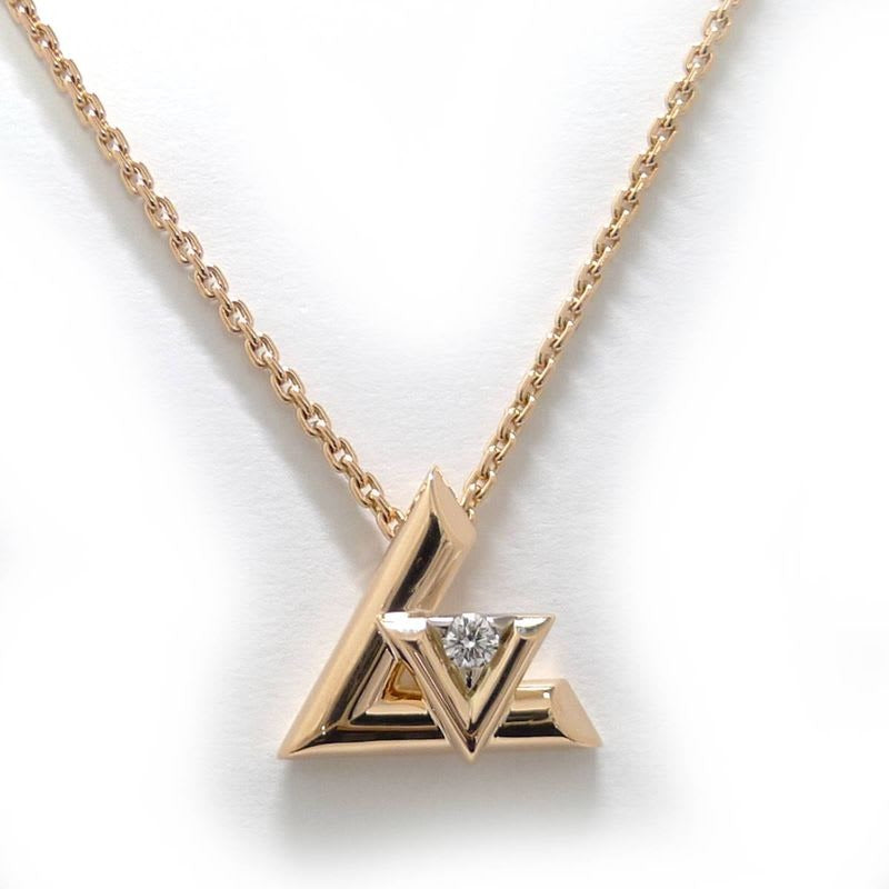 Louis Vuitton Necklace Pendentif Volt One PM 750 PG 18K Pink