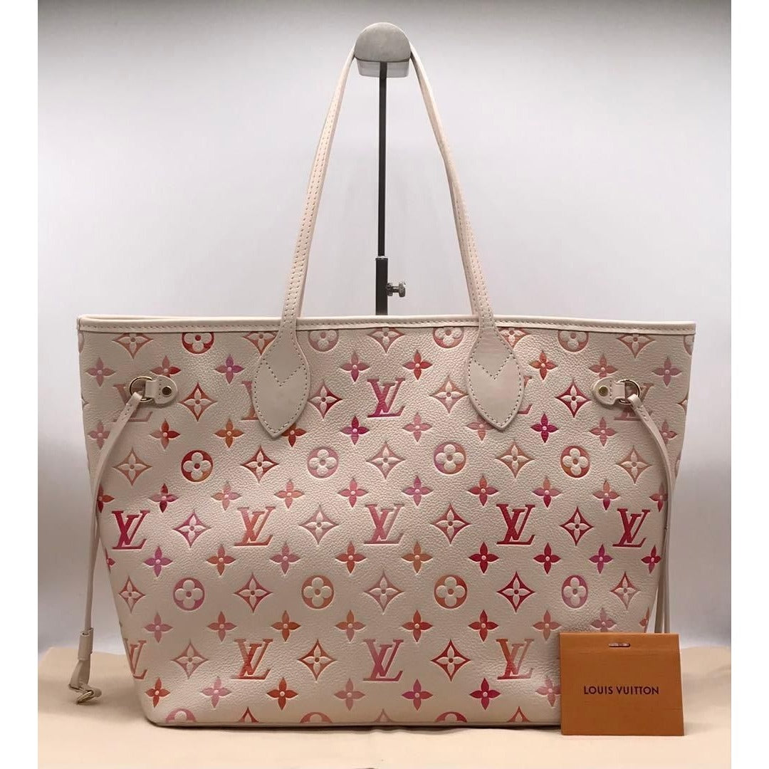 Louis Vuitton Empreinte Sunrise Aquarelle Neverfull Tote Bag Price Negotiation