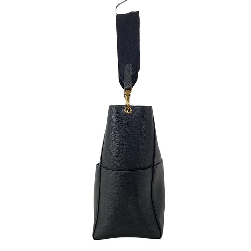 Celine Shoulder Bag Sangle Medium Black