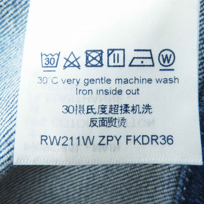 Louis Vuitton 21SS Giant Monogram Front Zip Sleeveless Denim Dress Indigo Blue