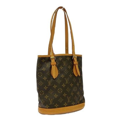 Louis Vuitton M42238 Monogram PVC Petit Bucket PM Brown 386879 Shoulder