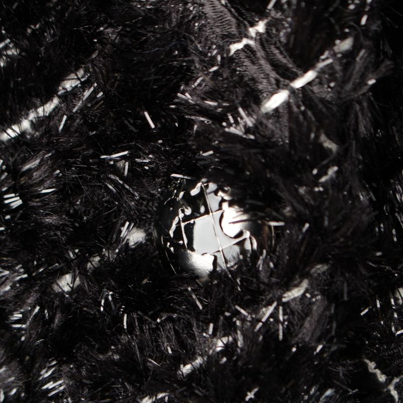 Chanel 13-14aw Wool Nylon Metallic Earth Button A-line Jacket Outerwear P46961