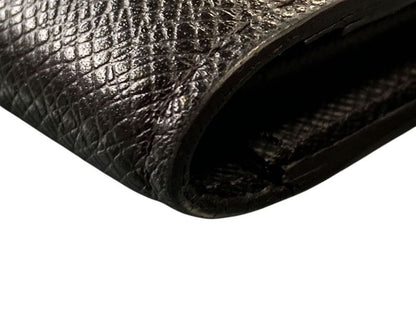 2577 Louis Vuitton Portefeuille Brazza Long Wallet M32572 Taiga Ardoise Black