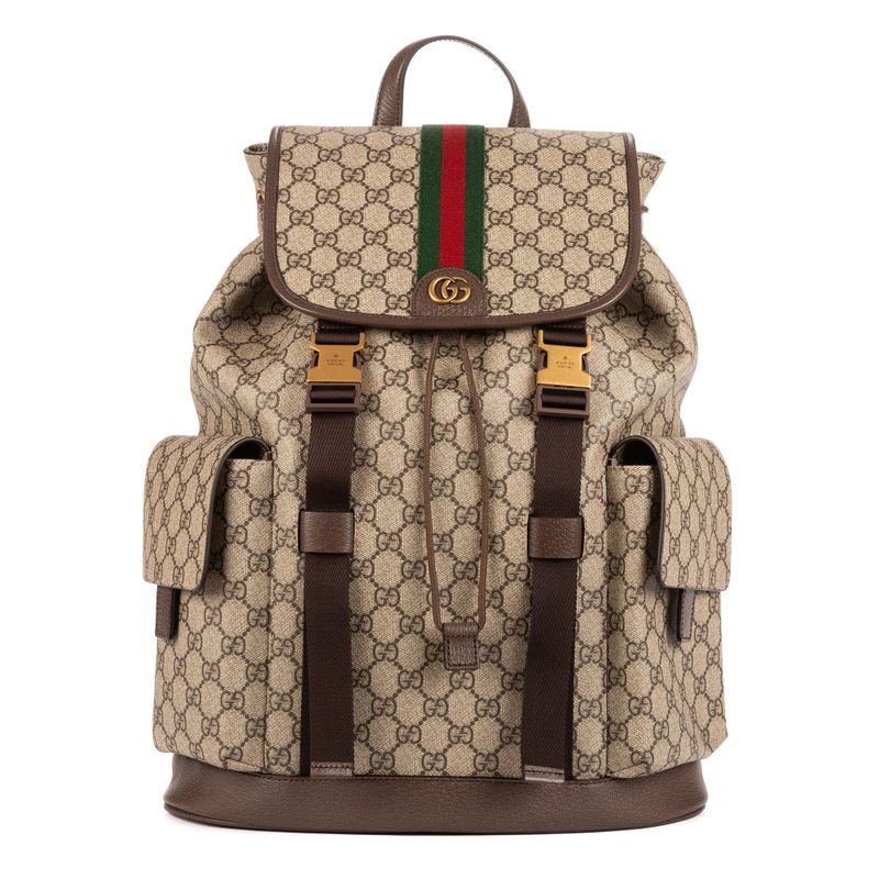 Gucci Ophidia Backpack Sac Beige/brown Monogram Canvas A