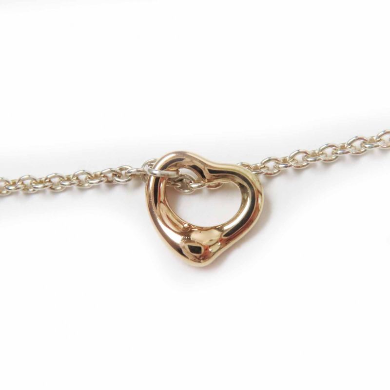 Tiffany & Co Triple Open Heart Bracelet Combination Sv925 750
