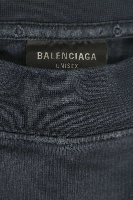 Balenciaga 783399 Tsvd5 Nail Polish Cropped T-shirt Men's 2
