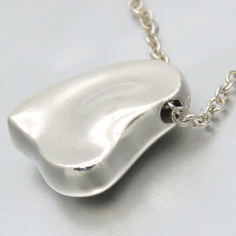 Tiffany & Co Necklace Full Heart 925 Silver Approx 3.5g Silver Elsa Peretti