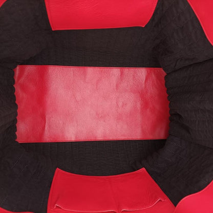 Balenciaga Quilted Paper A4 Tote Bag Red Leather 2367016502 515859