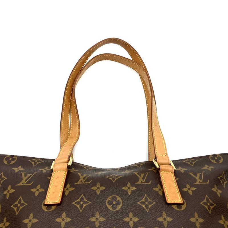 Louis Vuitton M51151 Cabas Mezzo Tote Bag Monogram Canvas Brown Ladies Men