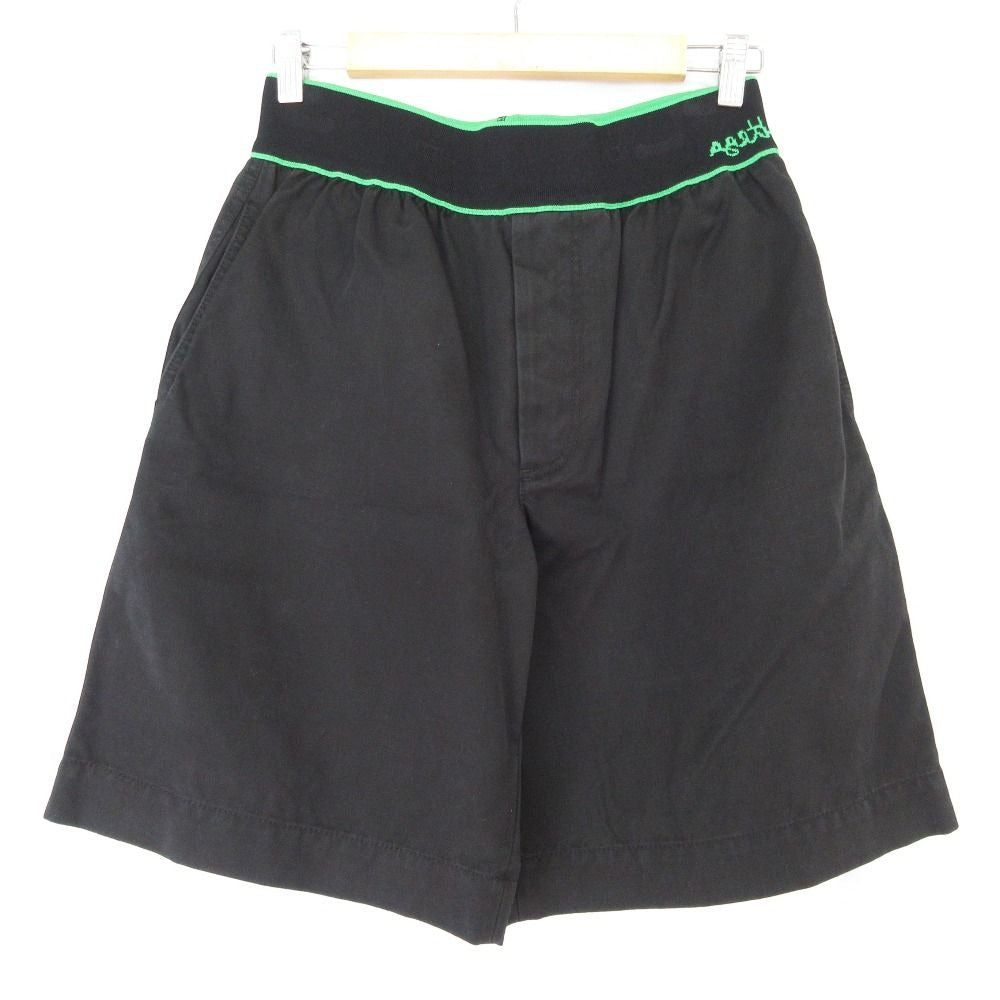 Bottega Veneta Waist Logo Easy Shorts XS Black Pants