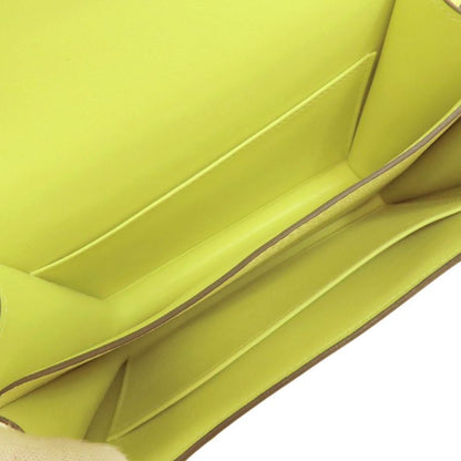 Hermes Constance Jaune Bourgeon 3 Mini Silver Hardware Shoulder Bag Chevre Women