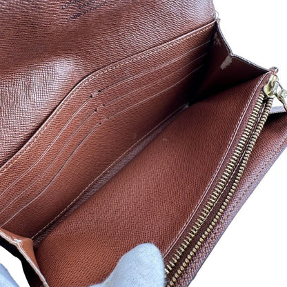 Louis Vuitton M61734 Monogram Long Wallet With Zipper Portefeuille-sarah Long