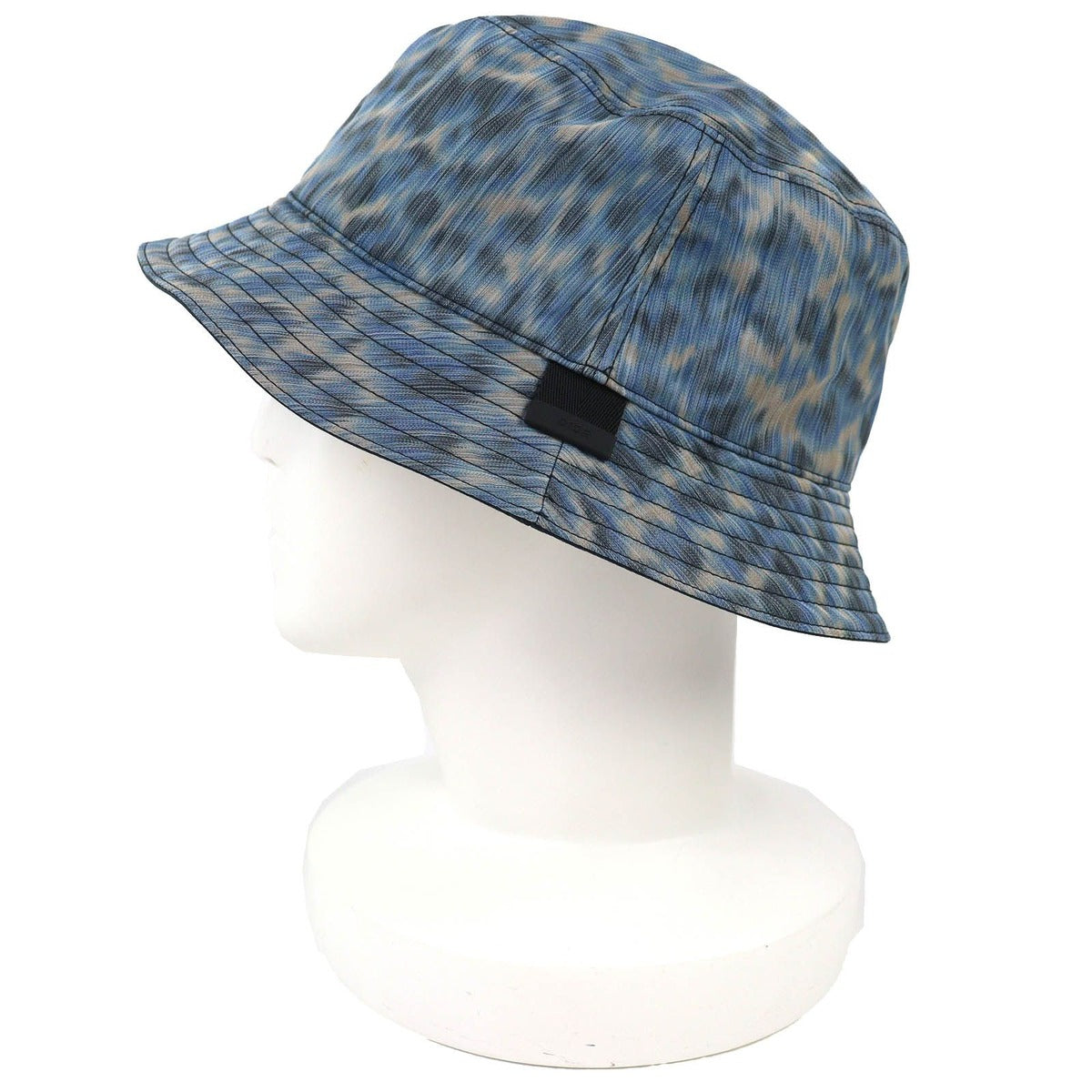 Dior Parley Homme Leopard Pattern Bucket Hat Blue M Large Recommended — view 2