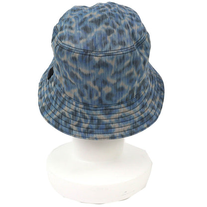Dior Parley Homme Leopard Pattern Bucket Hat Blue M Large Recommended — view 4