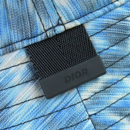 Dior Parley Homme Leopard Pattern Bucket Hat Blue M Large Recommended — view 6