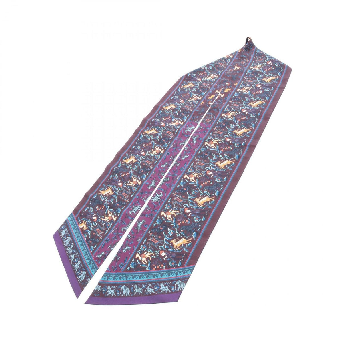 Hermes Scarf Maxi Twill Chasse en Inde Silk — view 3
