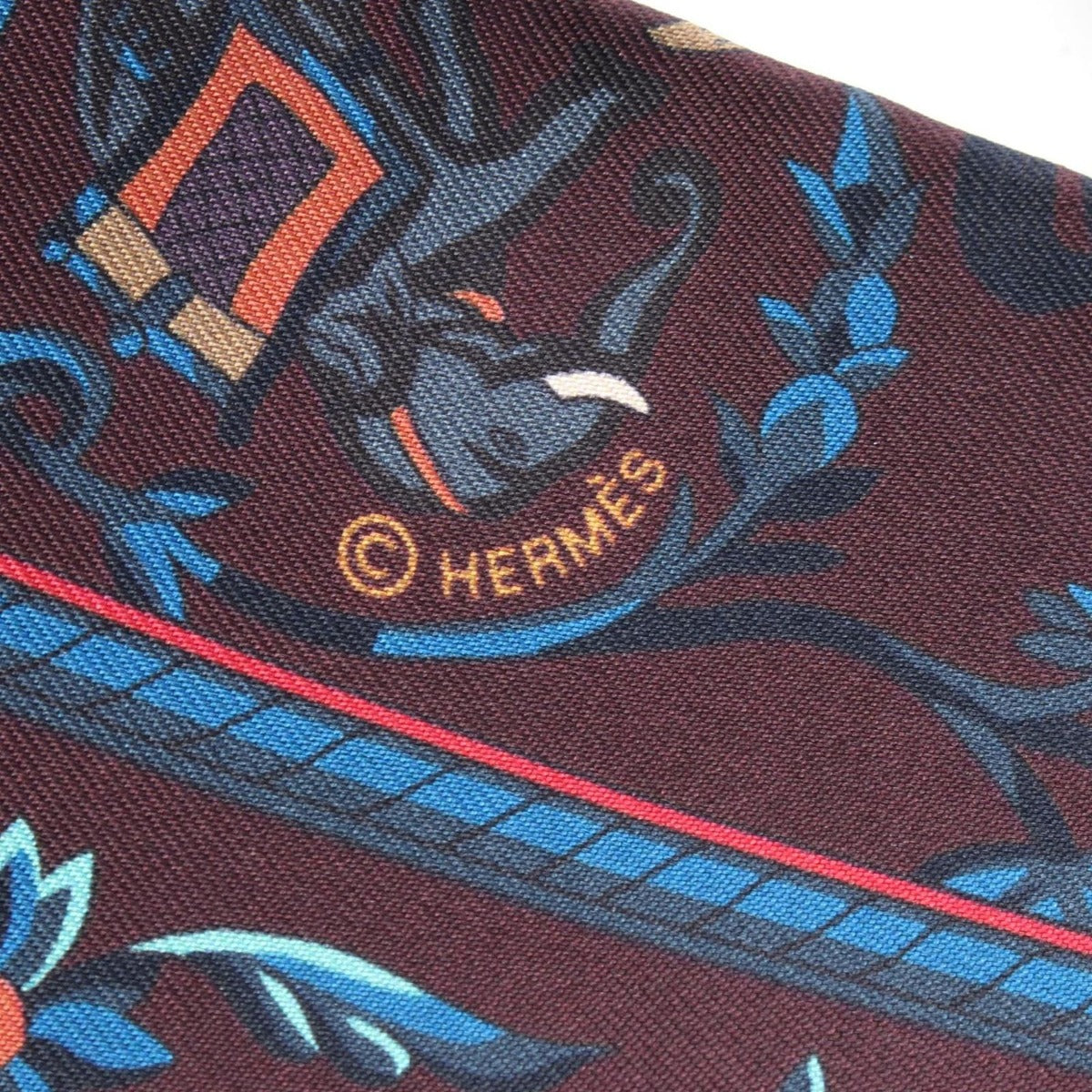 Hermes Scarf Maxi Twill Chasse en Inde Silk — view 4