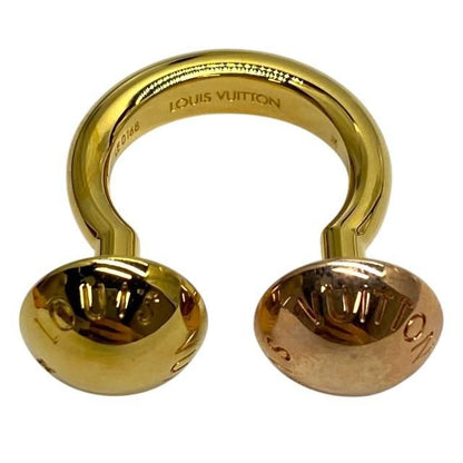 Louis Vuitton M64899 Burg Studded Ring Studded Ring Gold GP [size 12]
