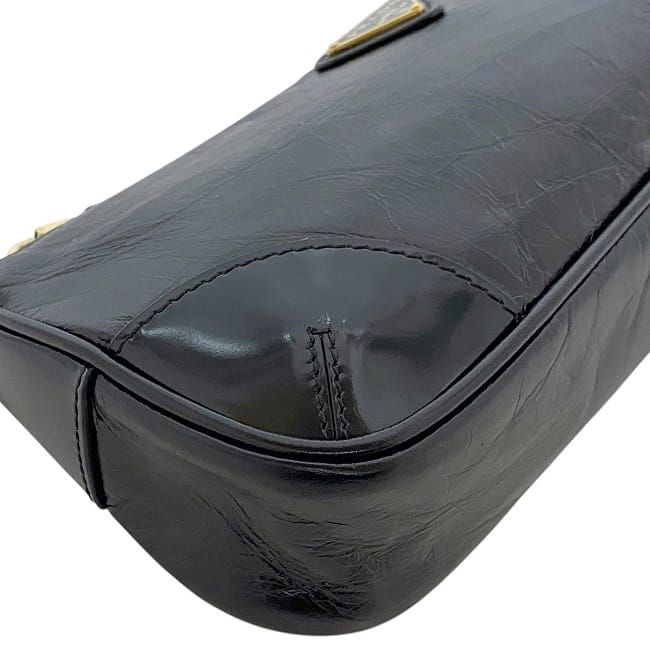 Prada Semi Shoulder Bag Black NERO Reedition2002