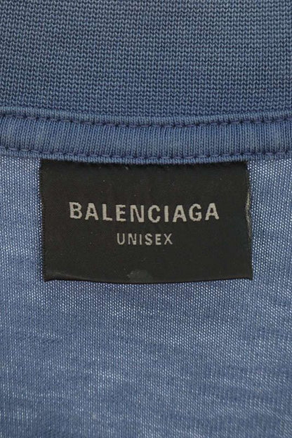 Balenciaga 23AW 764235 Tpvd5 BE KIND Print Damaged T-shirt Men's XS