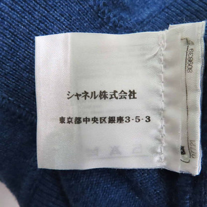 CHANEL P48050 100% Cashmere Long-sleeved Knit Pullover With Coco Motif At Hem