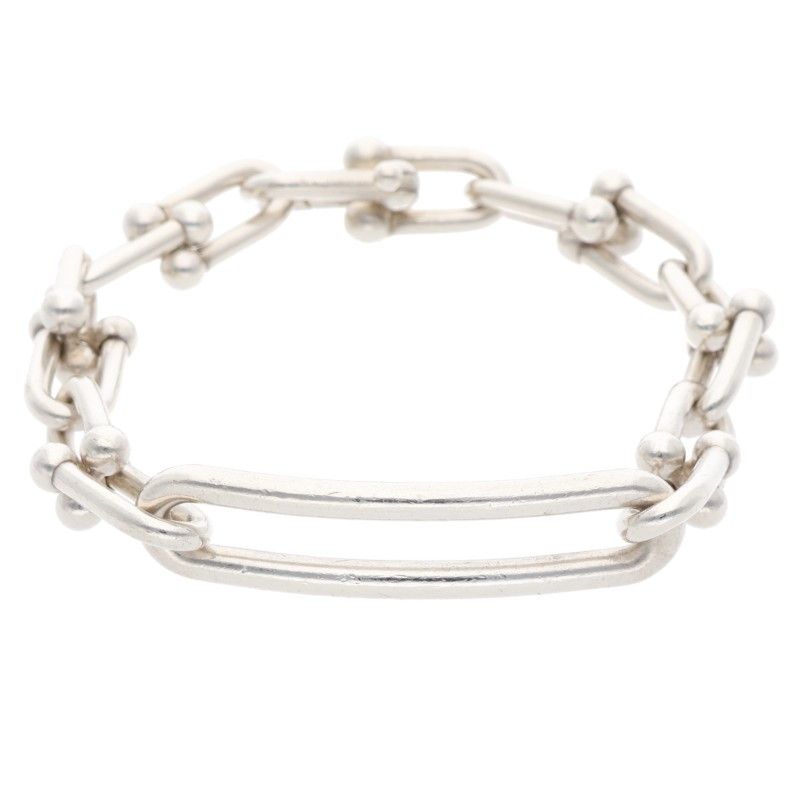 Tiffany & Co Hardwear Hardware Medium Link Silver Bracelet Men's L