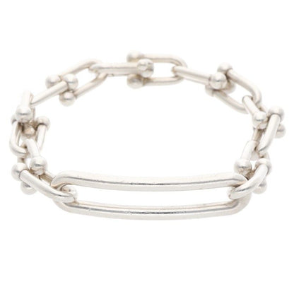 Tiffany & Co Hardwear Hardware Medium Link Silver Bracelet Men's L