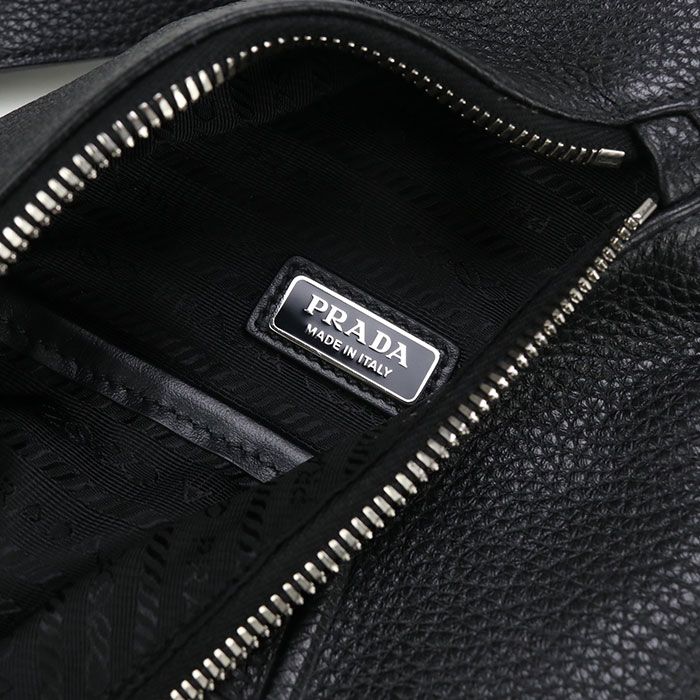 Prada One Shoulder Bag Vittero Dino Leather 2vz098 2BBE F0002 Body Bag Leather