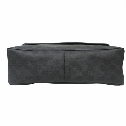 Gucci GG Plus Large Crossbody Bag Messenger Web Canvas Black Mens
