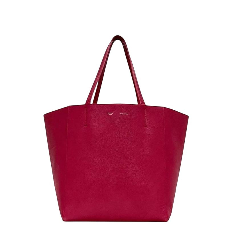 Celine Tote Cabas Phantom Small Pink Large Leather