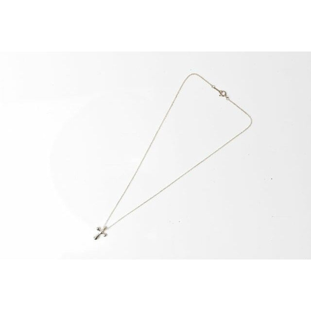 Tiffany & Co Necklace Pendant Silver Elsa Peretti Cross Motif — view 3